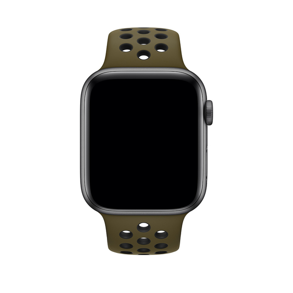 44mm Olive Flak/Black Nike Sport Band - S/M &amp; M/L
