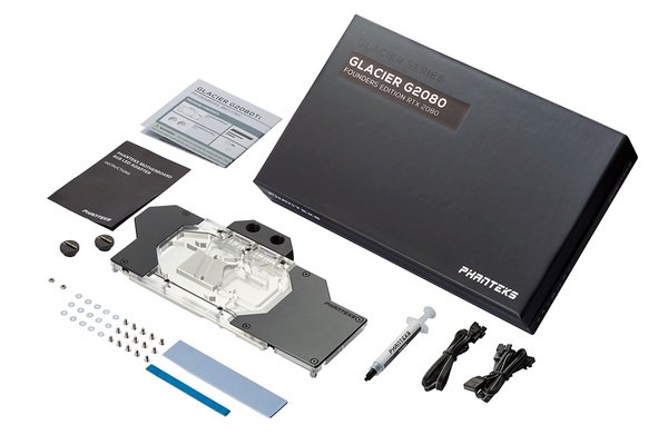 Phanteks RTX 2080 GPU FE Full Water Block , RGB Lighting, Black