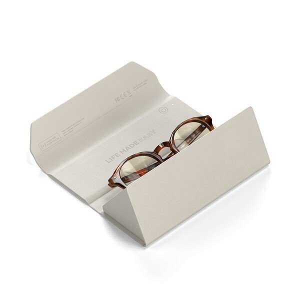 Satechi FindAll Vegan-Leather Glasses Case - tracker, Sand