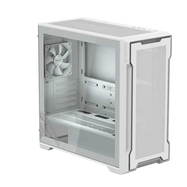 Gigabyte C102 Glass Ice - midi chassi, Vit
