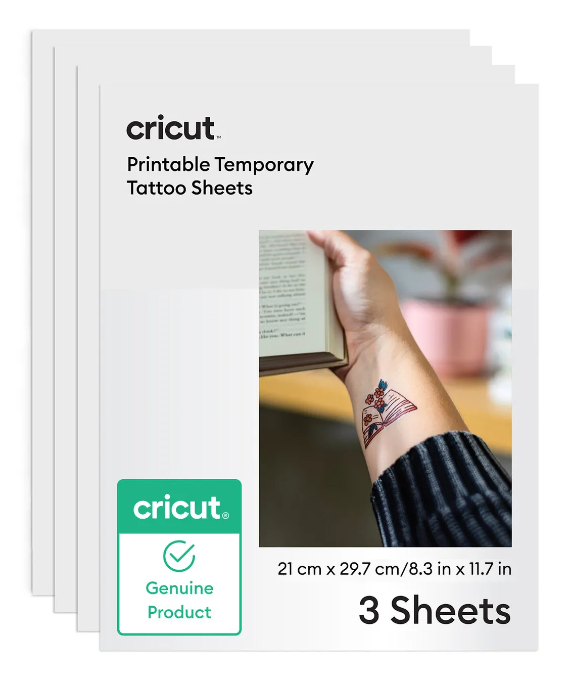 Cricut Printable Tattoo  Paper A4 (3) Transparent
