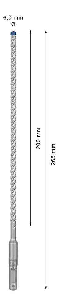 Bosch EXPERT Vasaraporanter&auml; SDS plus-7X 6x200x265mm