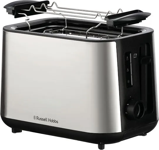 Russell Hobbs Heaton - brödrost, 2 skivor, rostfri stål