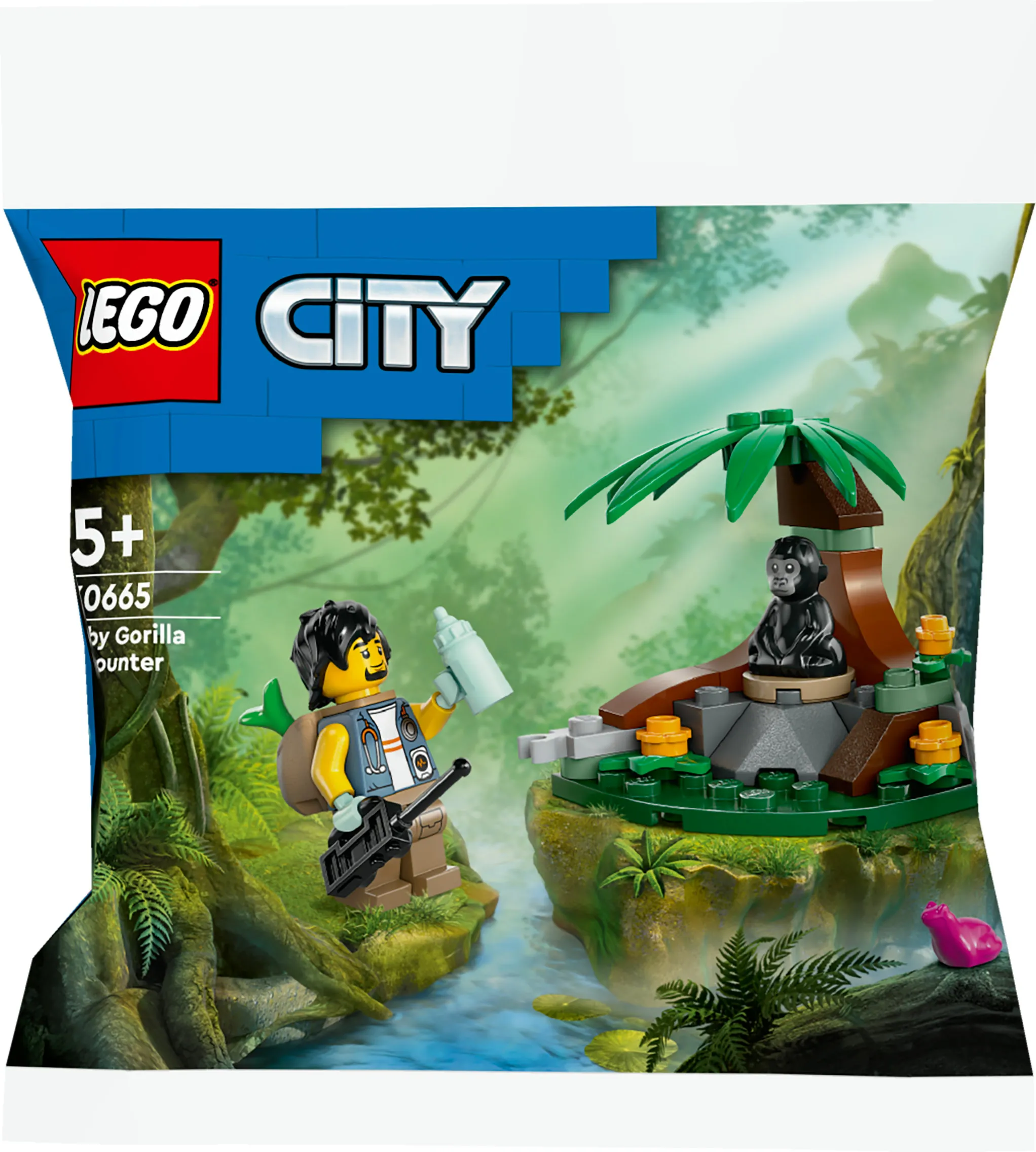 LEGO City M&ouml;te med en gorillabebis 30665
