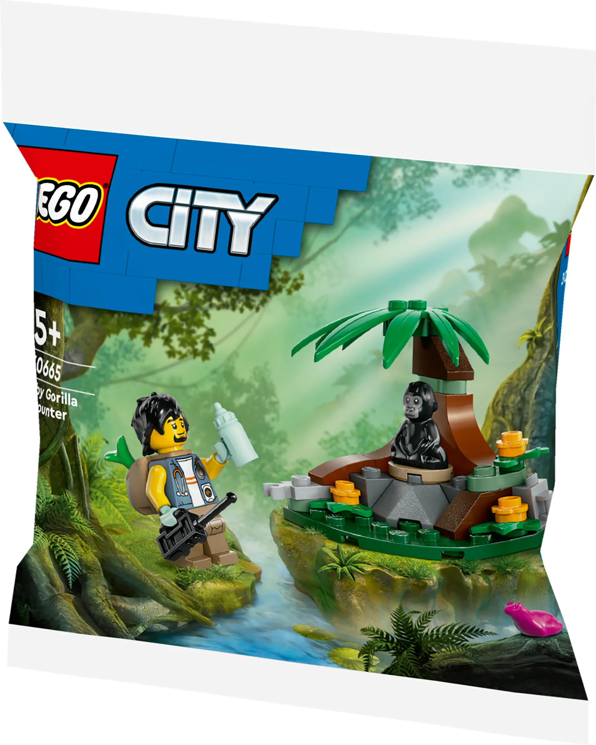 LEGO City M&ouml;te med en gorillabebis 30665