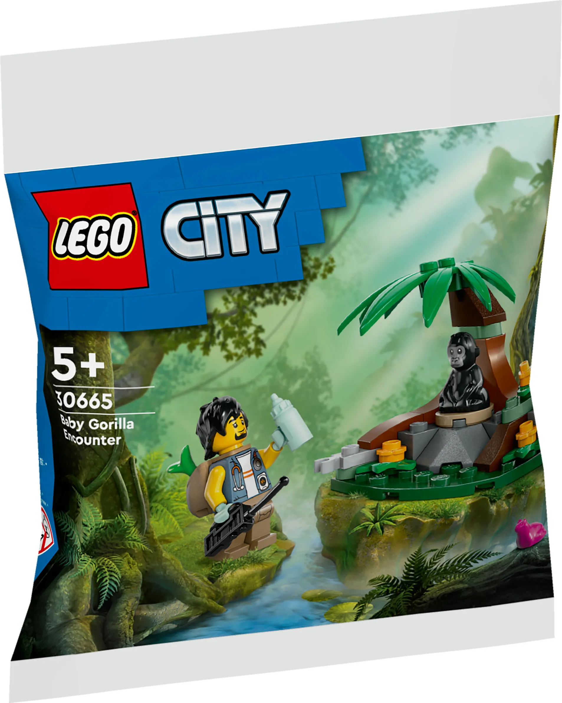 LEGO City M&ouml;te med en gorillabebis 30665