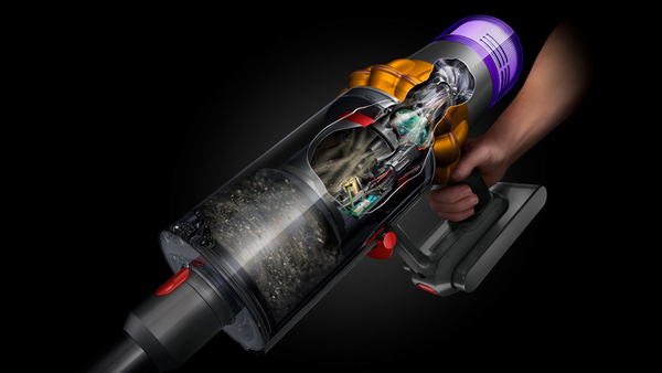 Dyson V15 Detect Absolute (2023) - handheld vacuum cleaner, yellow/gray