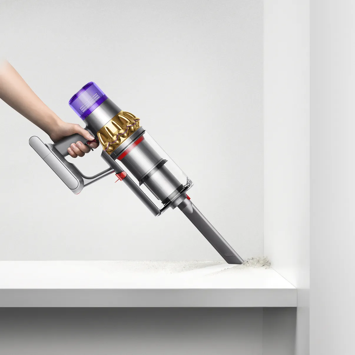 Dyson V15 Detect Absolute (2023) - handdammsugare, gul/gr&aring;