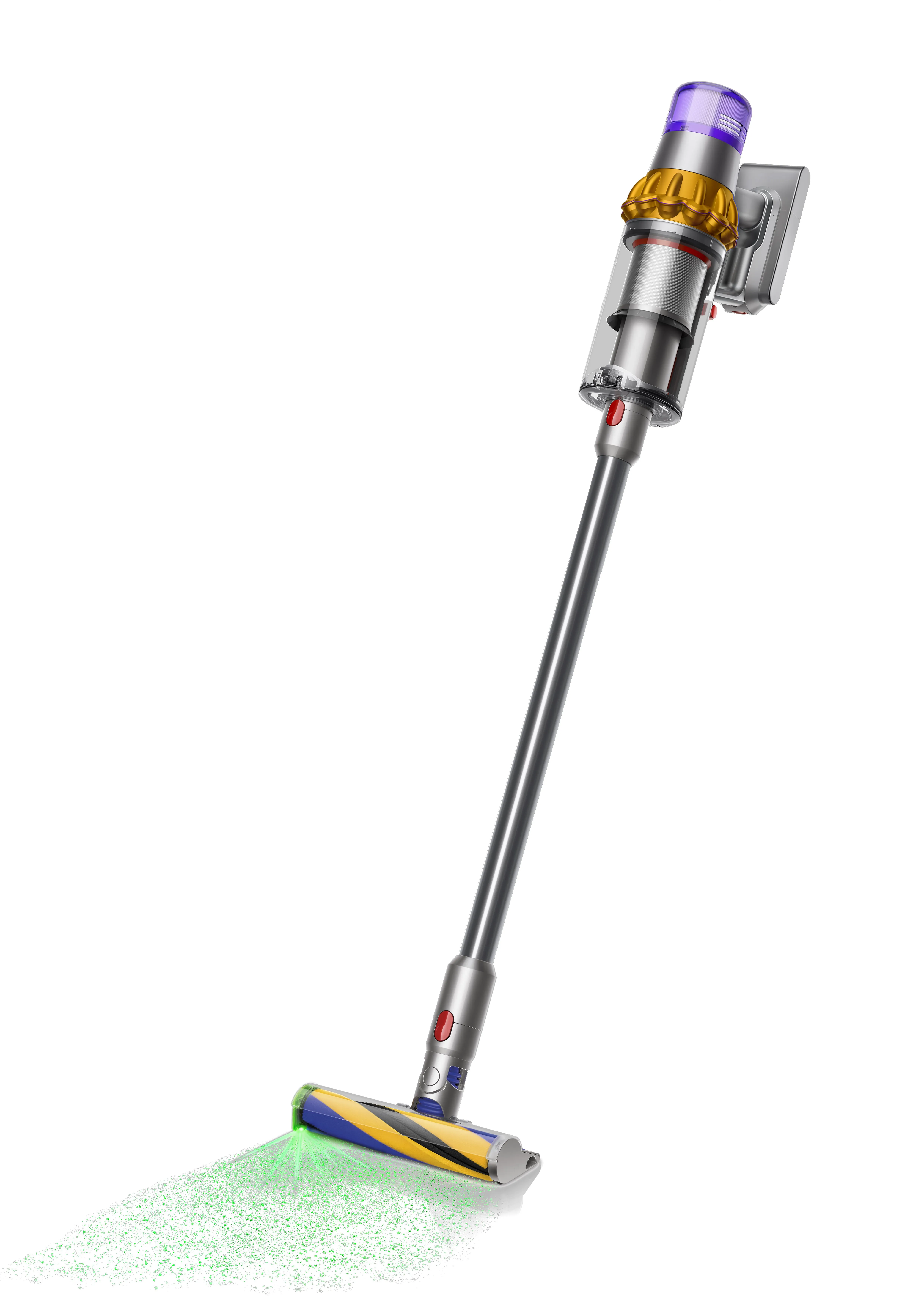 Dyson V15 Detect Absolute (2023) - handdammsugare, gul/gr&aring;
