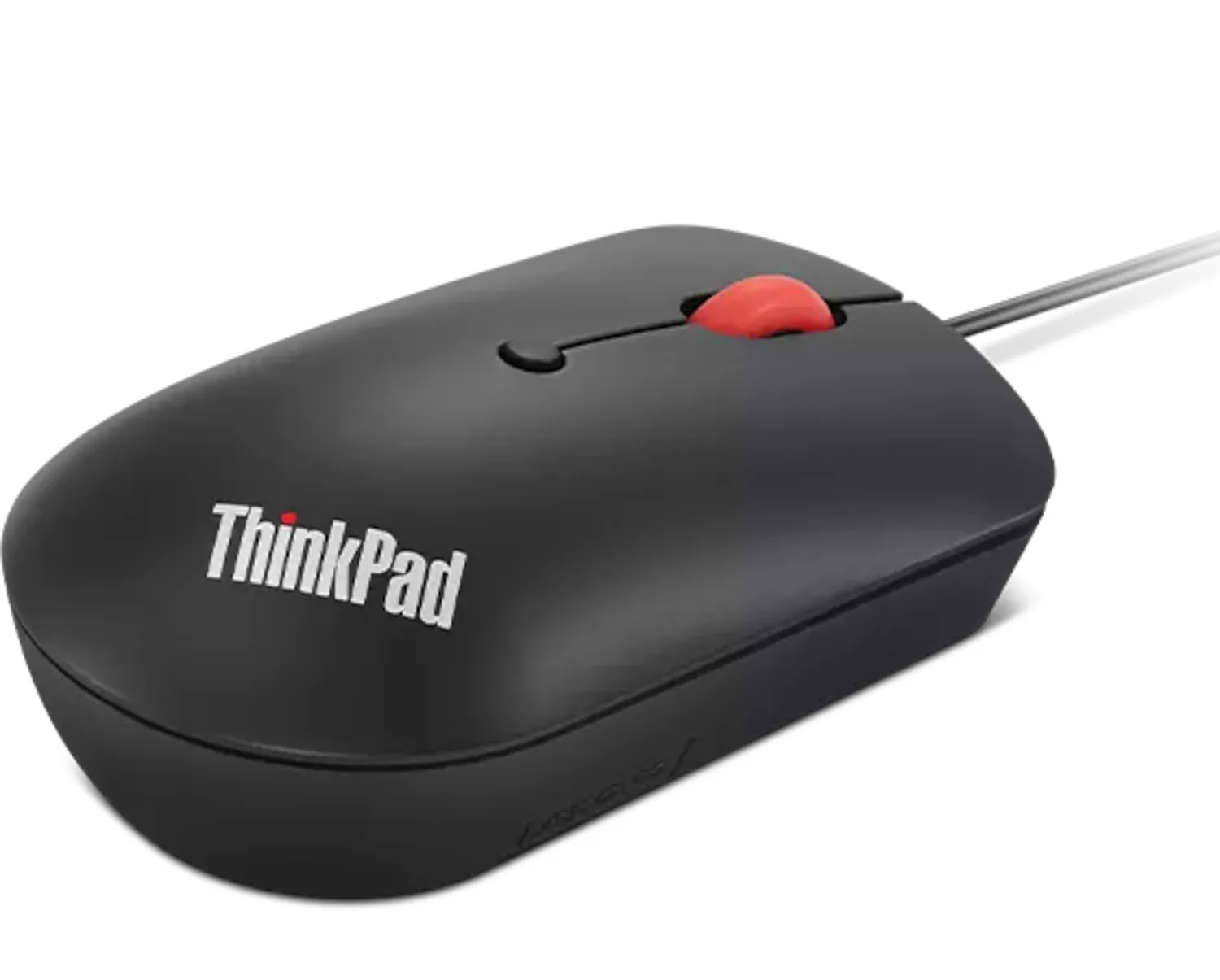 Lenovo ThinkPad USB-C Compact tr&aring;dbunden mus, svart