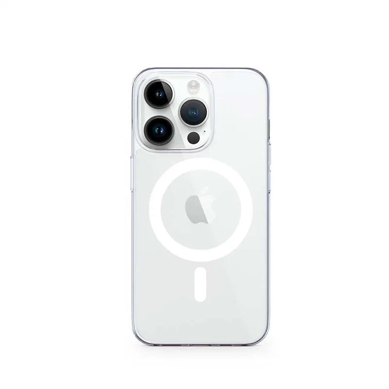 Epico Resolve Magnetic, iPhone 14 Pro -suojakuori, Läpinäkyvä
