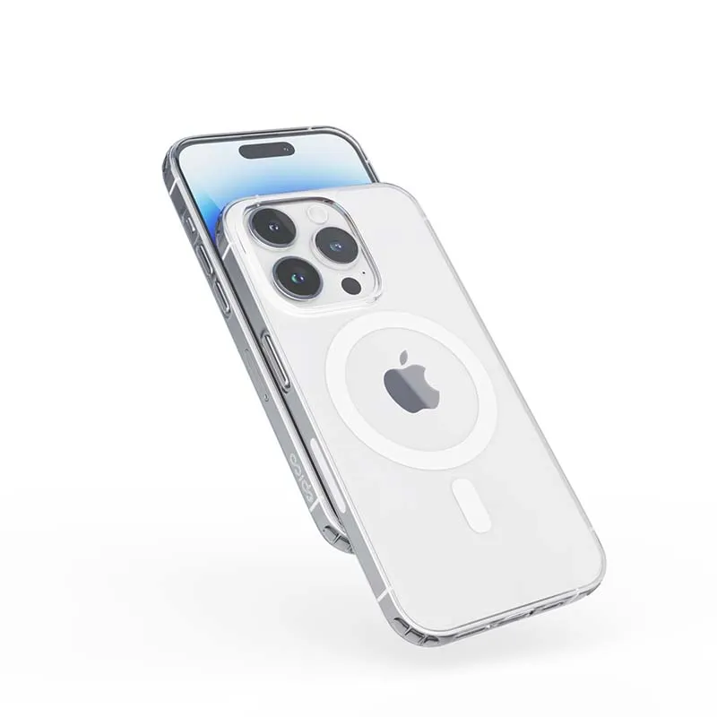 Epico Resolve Magnetic, iPhone 14 Pro -suojakuori, Läpinäkyvä