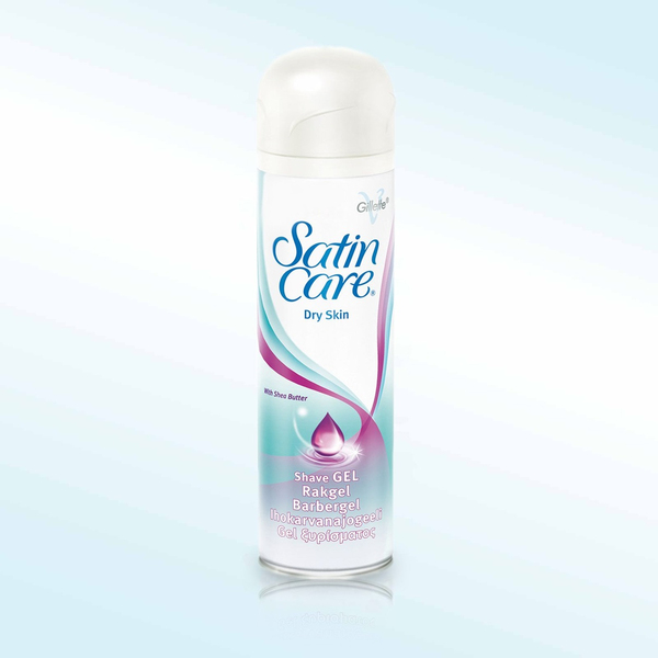 Venus Satin Care Shea Butter Silk 200 ml ihokarvanajogeeli kuivalle iholle.