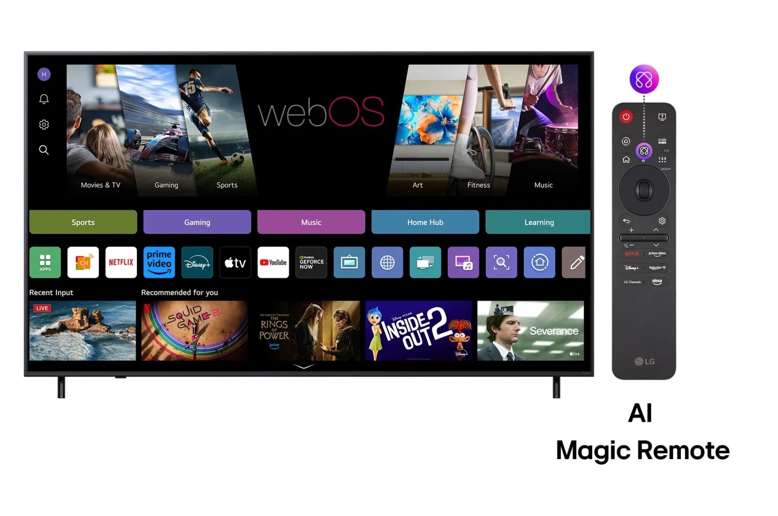 LG 86QNED82A3B 86" 4K webOS TV, 60Hz, HDR10, HLG