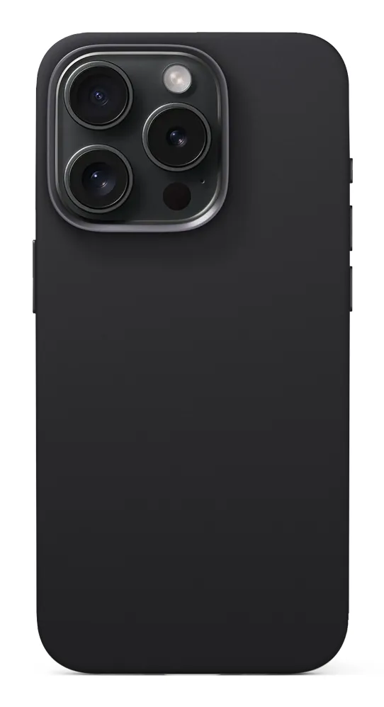 Epico Mag+ Silicone Case Pro, iPhone 16 Pro Max - Case, Black
