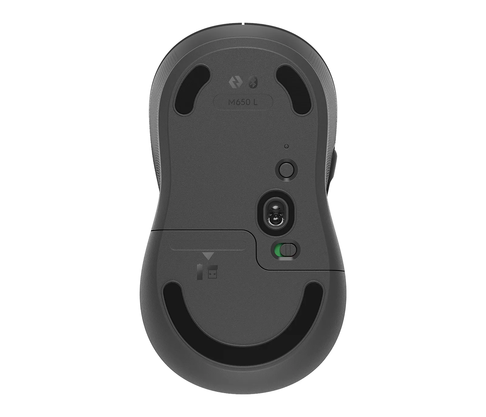 Logitech Signature M650 L Wireless Mouse - mouse, Graphite