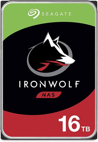 Seagate IronWolf 3.5" 16 Tt, 7200 RPM, 256 MB, SATA III -kovalevy (NAS)