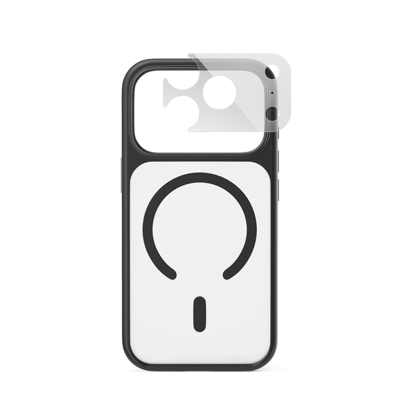 Epico HeroMatte Pro Mag+ Case | iPhone 17 Pro/18 Pro | Black | Qi2  &  MagSafe Compatible | Crossbody Ready  &  Camera Island Protector
