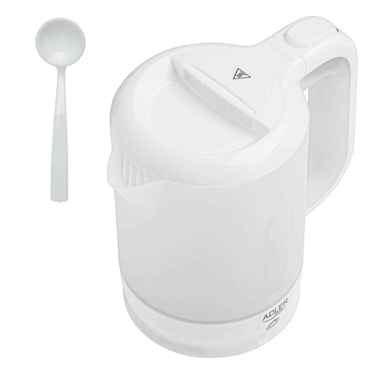 Adler AD 1381 kettle, 0.5L, 900W, White