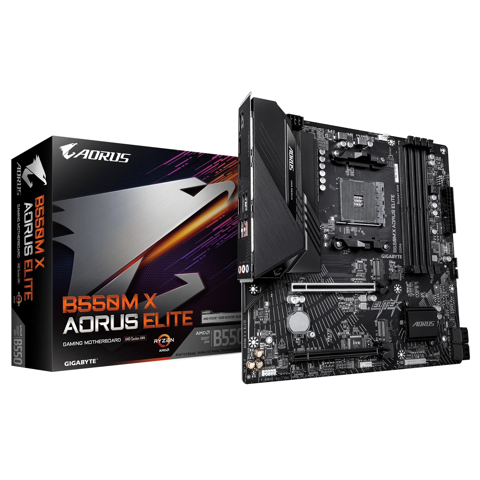 Gigabyte B550M X A ELITE AM4 mATX moderkort