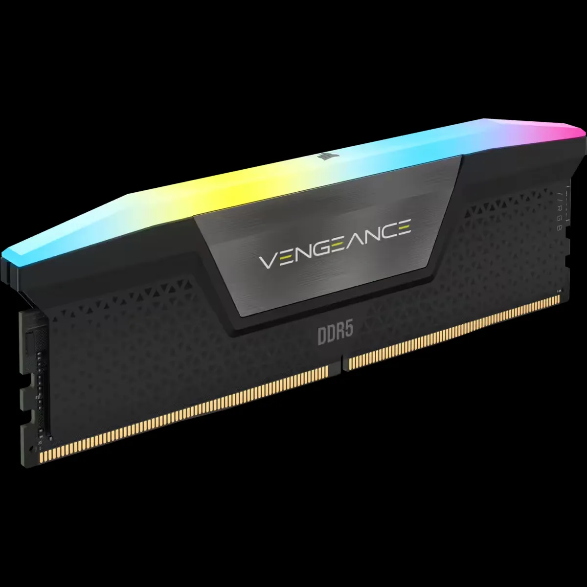 CORSAIR VENGEANCE RGB 32GB 2x16GB DDR5 6400MT/s DIMM Unbuffered 36-48-48-104 Std PMIC XMP 3.0 Black Heatspreader Black PCB 1.4V