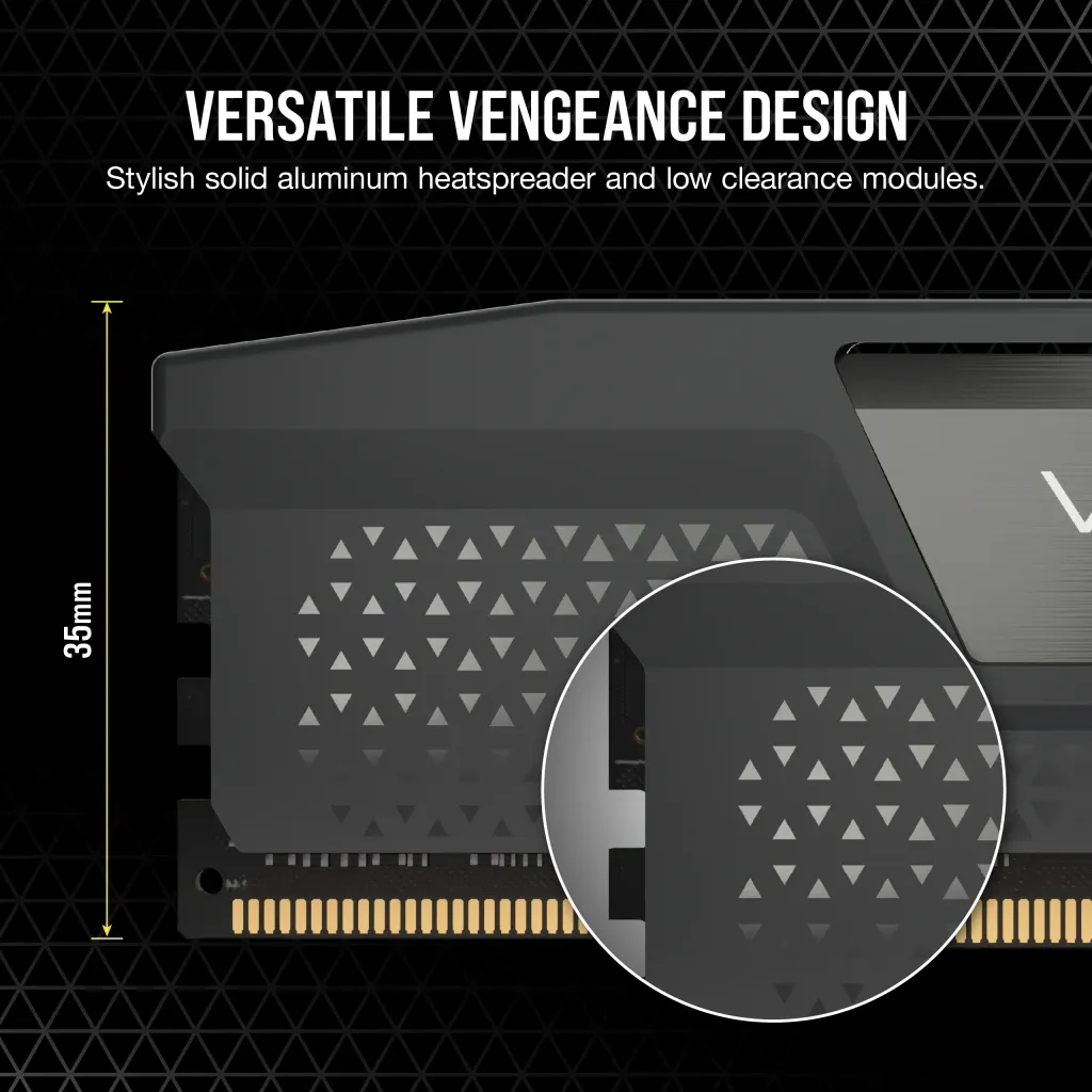 Corsair Vengeance 32GB (2x16GB) DDR5 6400MHz CL32 EXPO &amp; XMP - memory, grey