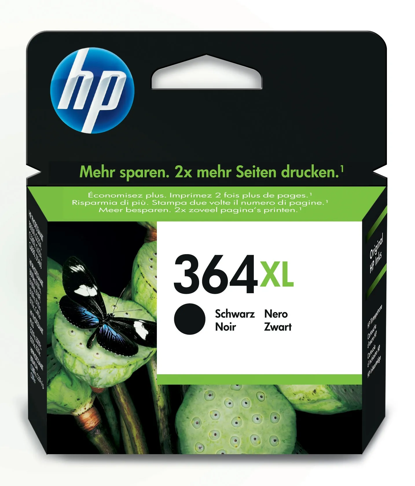 HP 364XL ink black Photosmart C5380 C6380 D5460 Photosmart B8550 (EN)