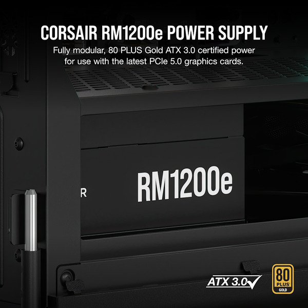 CORSAIR RMe Series RM1200e 1200W Fully Modular 80PLUS Gold ATX Power Supply