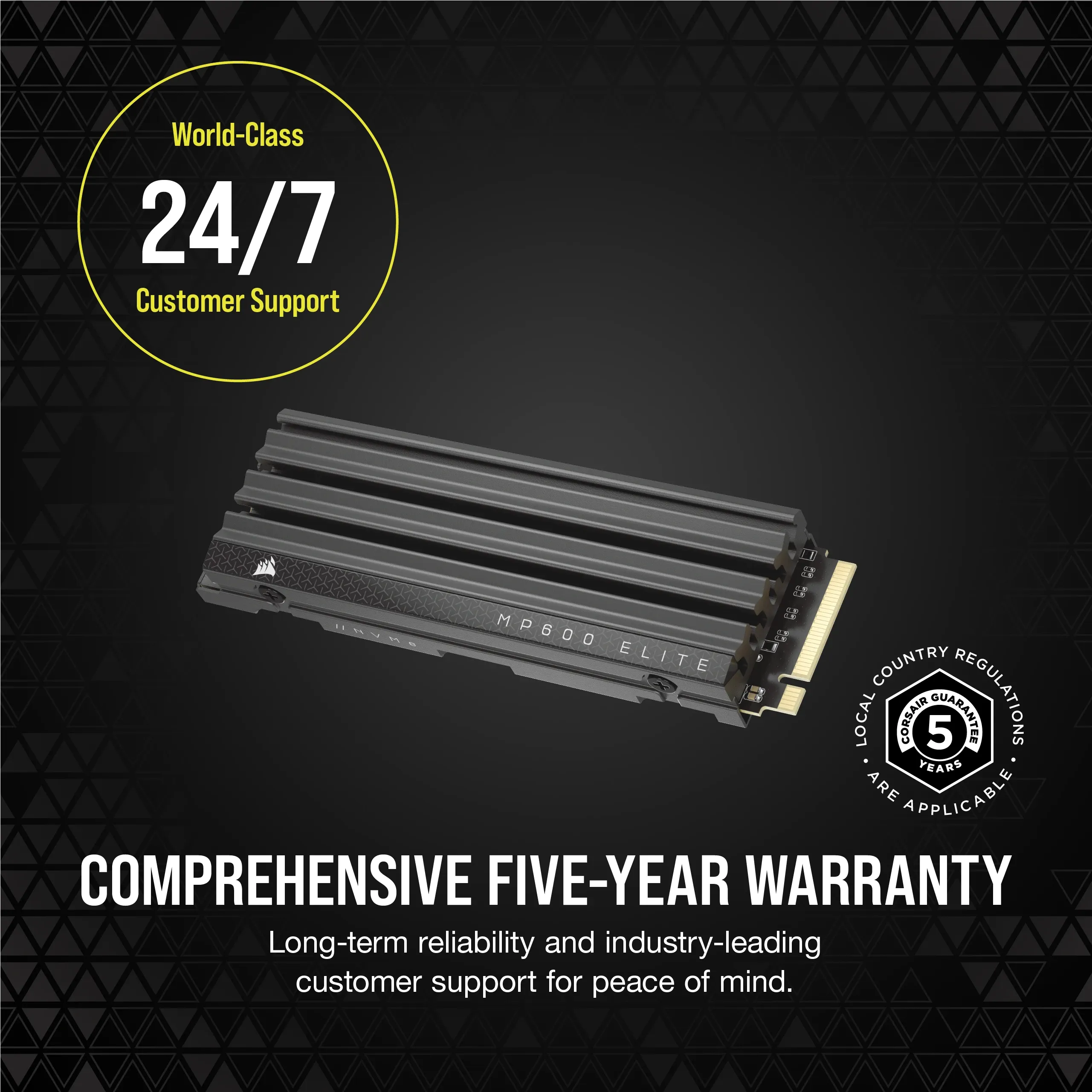 Corsair MP600 ELITE 4TB, PCIe 4.0, M.2 - SSD