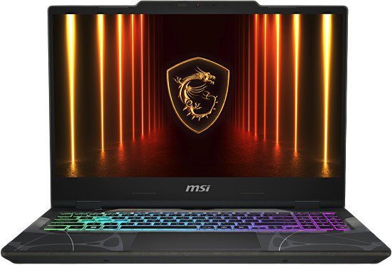 MSI Cyborg 15 15.6" i5-13420H, 16 Gt, 512 Gt, RTX 5050, Win 11 Home -pelikannettava, musta