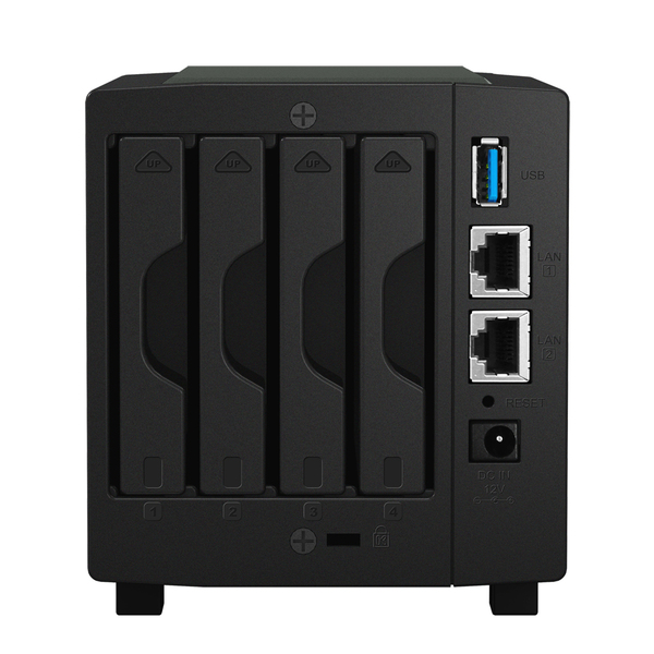 Synology DiskStation DS416slim, 4x2,5&quot;, Dual Core, 512MB RAM, svart