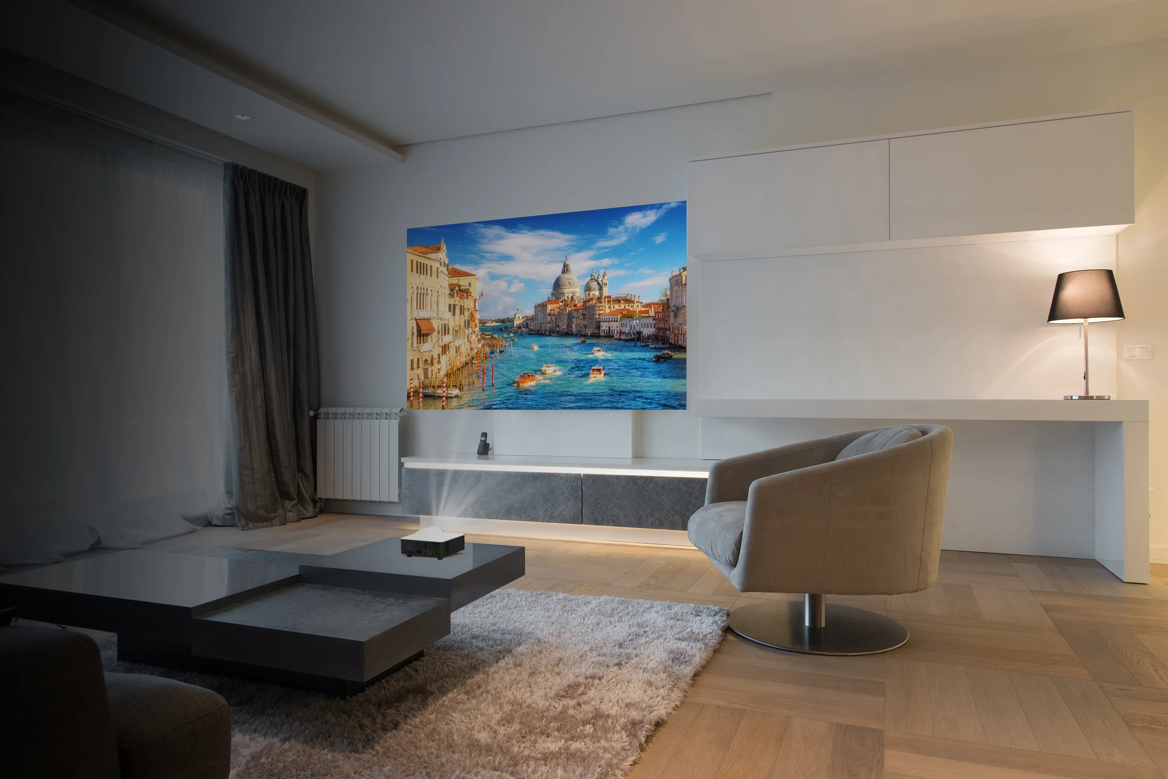 Optoma ML1050ST+ Short Throw DLP WXGA 1000 ANSI lm portabel LED-projektor, svart, vit