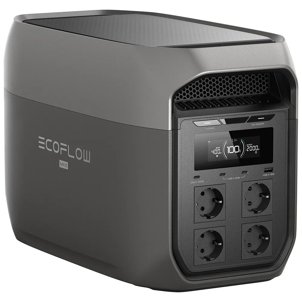 Delta 3 Max 2048Wh - Siirrettävä Virta-asema