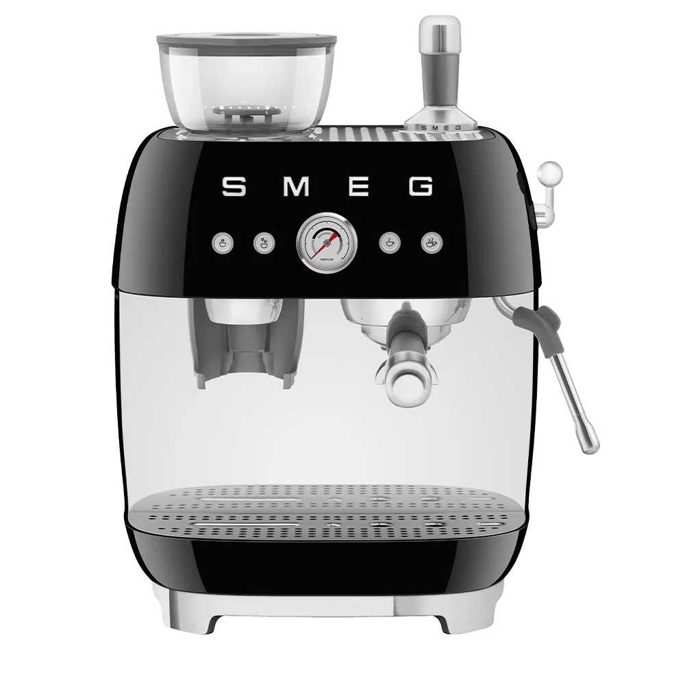 Smeg 50's Style EGF03BLEU - espresso machine, Black