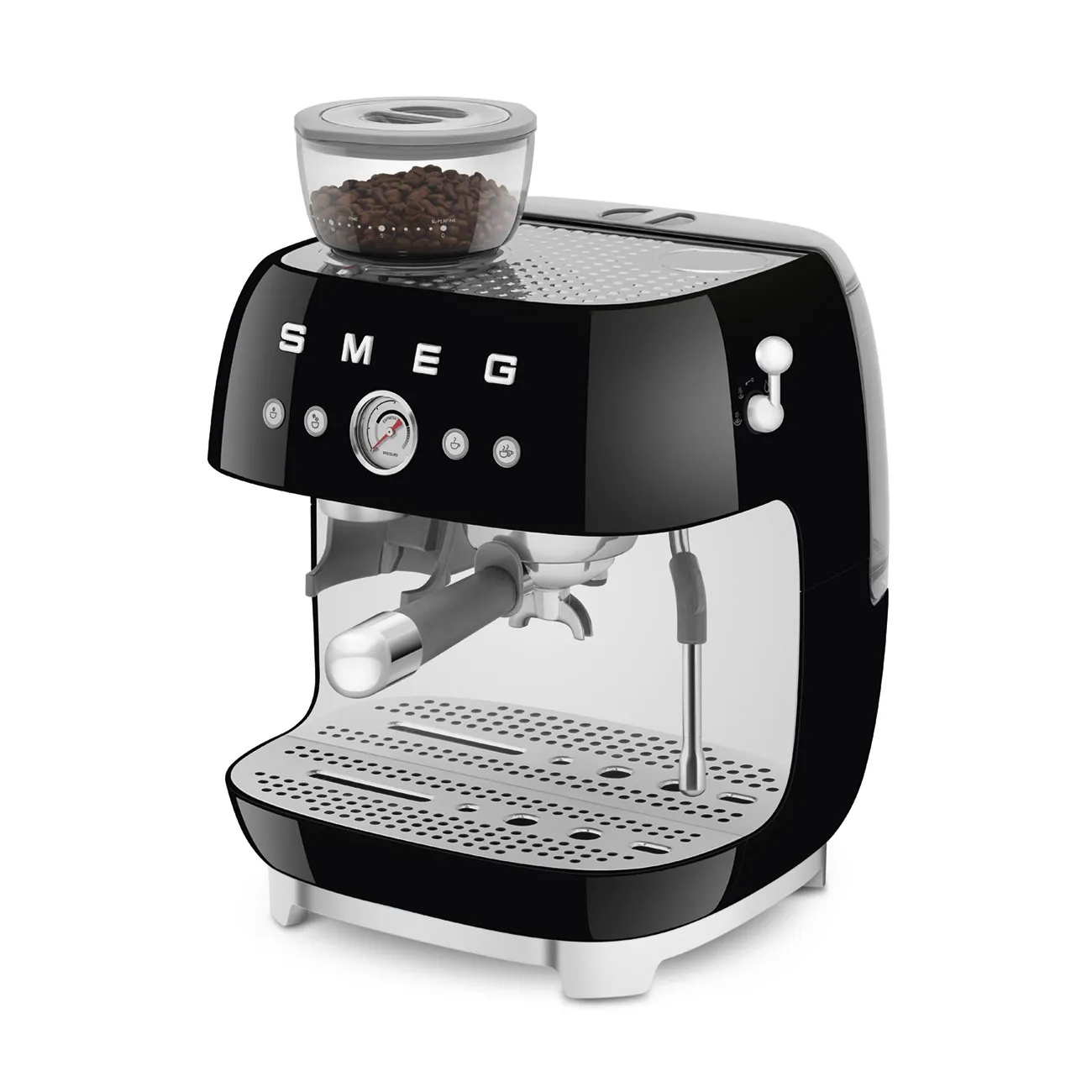 Smeg 50's Style EGF03BLEU - espressomaskin, Svart