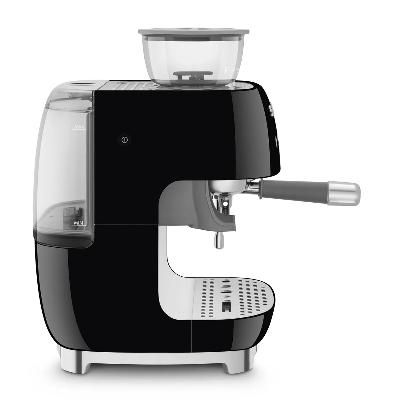 Smeg 50's Style EGF03BLEU manuell espressomaskin, svart