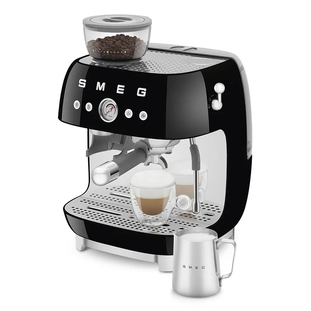 Smeg 50's Style EGF03BLEU - espresso machine, Black