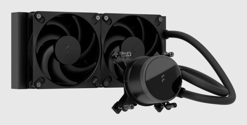 Fractal Design Radius 240 Liquid Cooler, Black