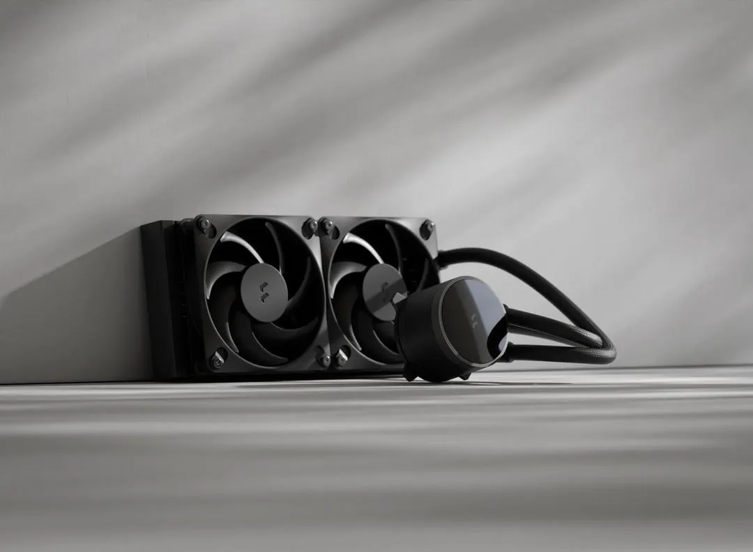 Fractal Design Radius 240 Liquid Cooler, Black