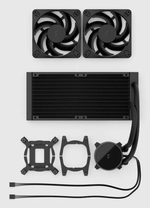 Fractal Design Radius 240 Liquid Cooler, Black