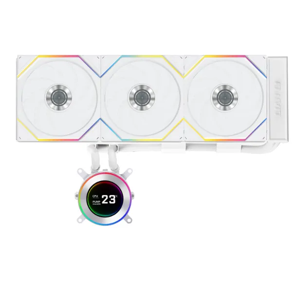 Lian Li Hydroshift II LCD-C, 360TL Wireless - liquid cooler, White