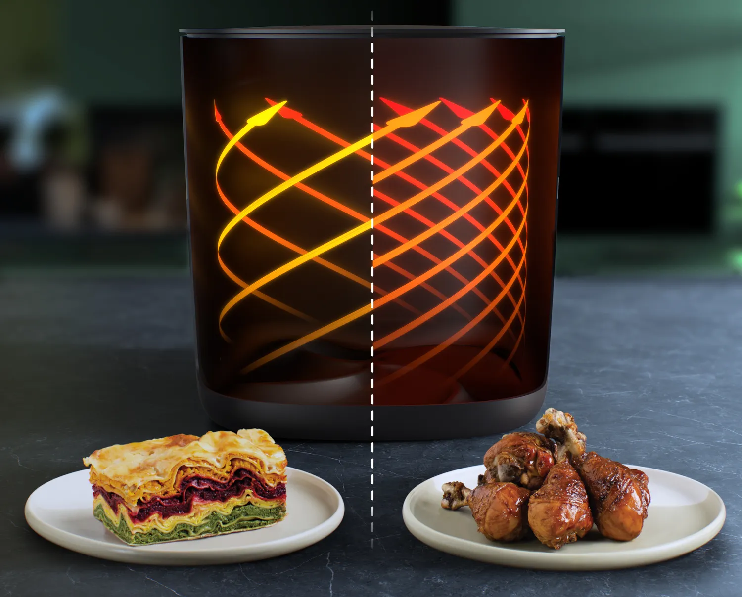 Philips Combi XXL HD9880/90, 8.3L, 2 kg, 2200W, air fryer, Black