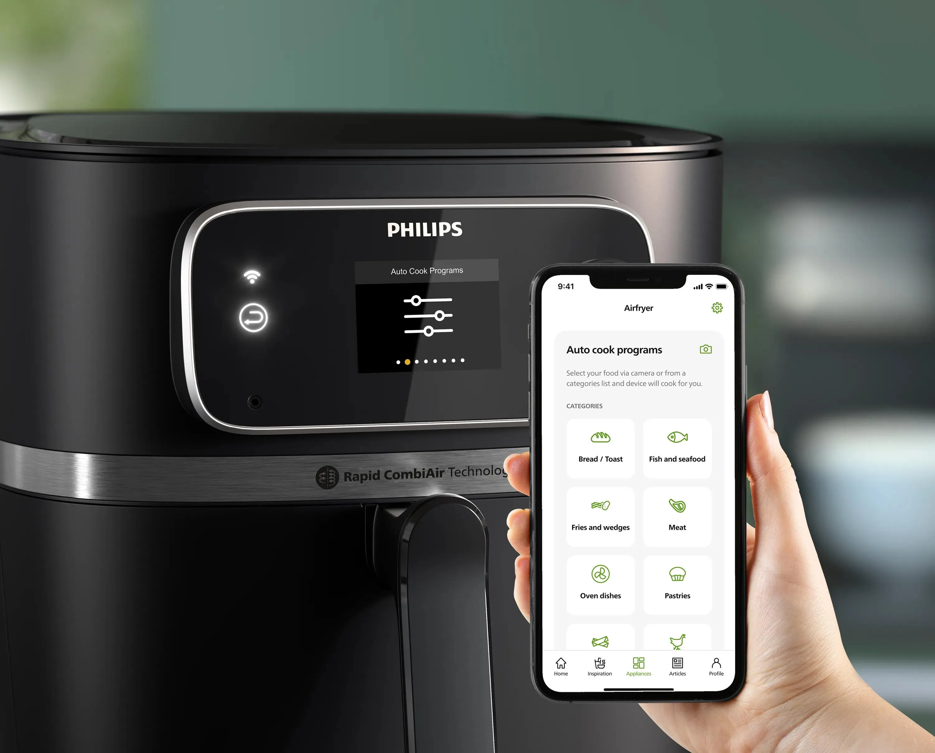 Philips Combi XXL HD9880/90, 8,3 l, 2 kg, 2200 W, airfryer, svart