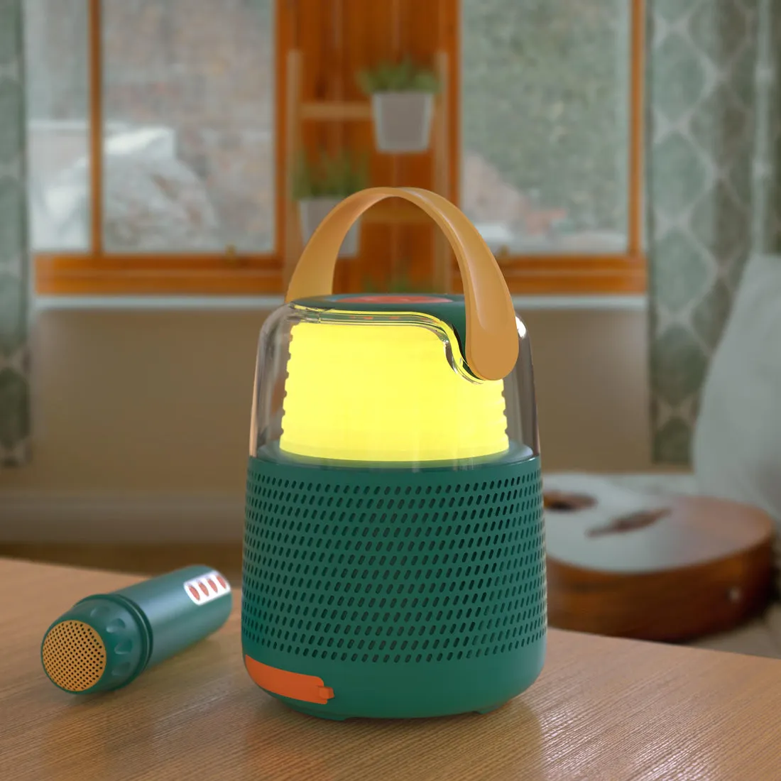 MOB KS-80 Speaker Karaoke Kit, Green