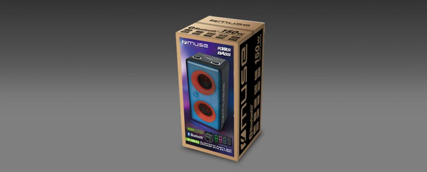 Muse M-1808 DJ - party -kaiutin, RGB/LED