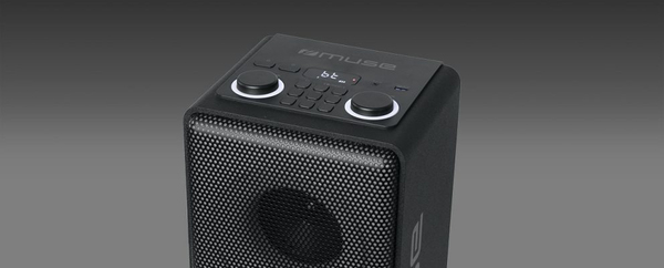 Muse M-1808 DJ - party -kaiutin, RGB/LED
