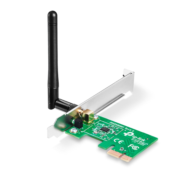 TP-Link TL-WN781ND Wireless N PCI Express Adapter, 150Mbps, PCIe, 802.11b/g/n