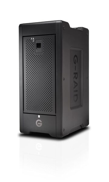 SanDisk Professional G-RAID SHUTTLE 8 208TB Desktop external HDD, Black