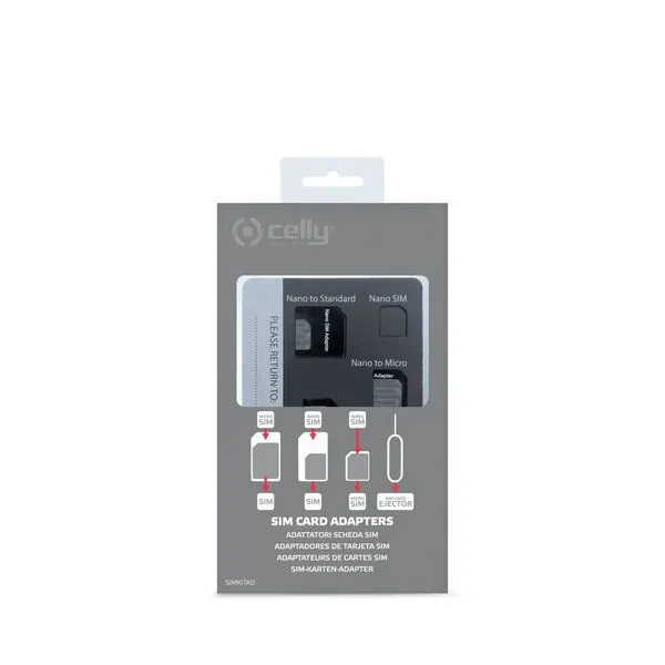 CELLY UNIVERSAL KIT SIM WITH CLIP