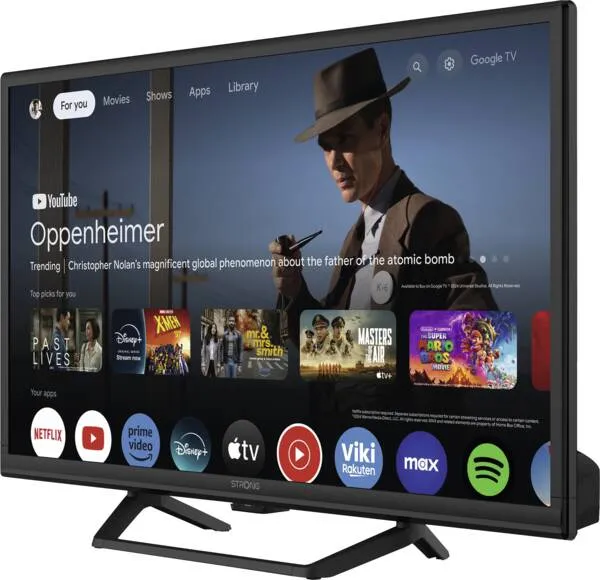 STRONG SRT24HG4723C 24" HD LED Google TV, 60Hz, HDR10